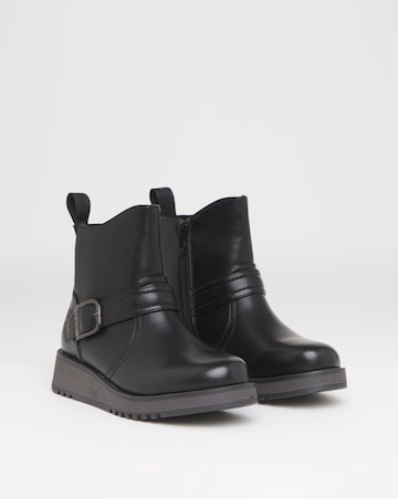 Heavenly Feet Cherish Buckle Boots Wide Fit