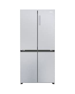 Haier Cube 83 HCR3818ENMG Total No Frost American Fridge Freezer - Silver