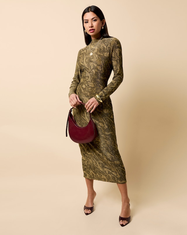 strapless open back dress Sarta Gold Midi Tea Dress Women's UK Champagne Party Dresses Ladies