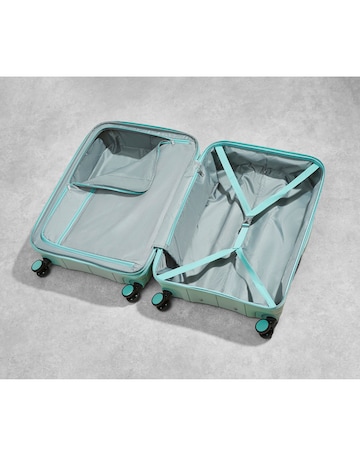 Rock Pixel Large Suitcase - Pastel Green