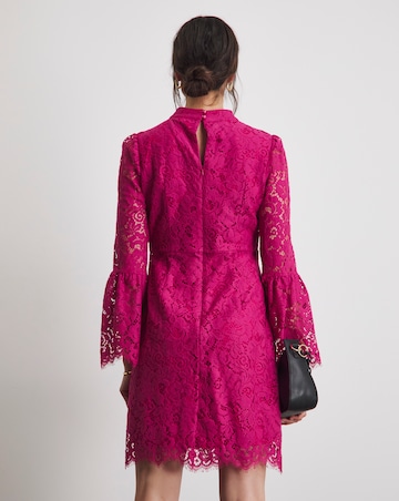 Joanna Hope High Neck Lace Dress