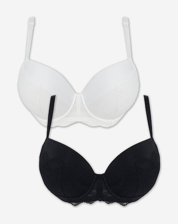 Pretty Secrets (2 Pack) Boost Plunge Bras (B-F)