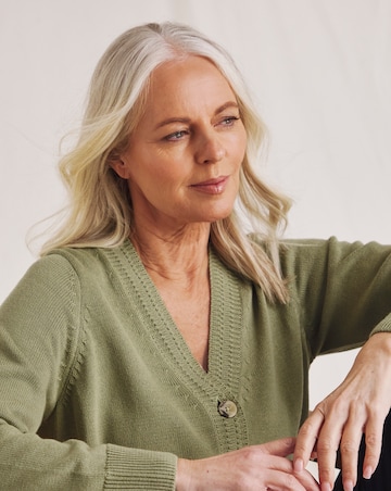 Julipa Cotton Pointelle Cardigan