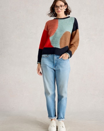 White Stuff Freya Abstract Jumper