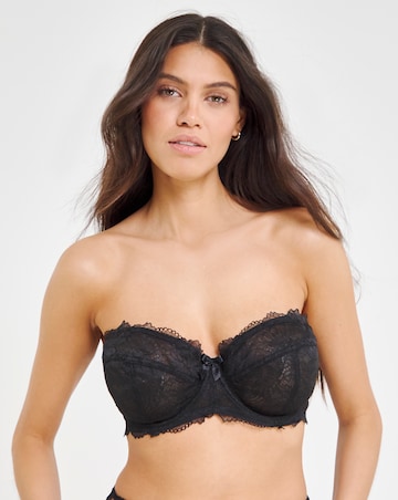 Pretty Secrets Ella Lace Multiway Wired Bra (B-J) Black