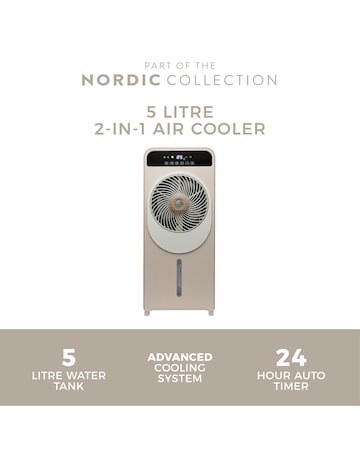 Swan 5L Digital Oat 2-in-1 Air Cooler