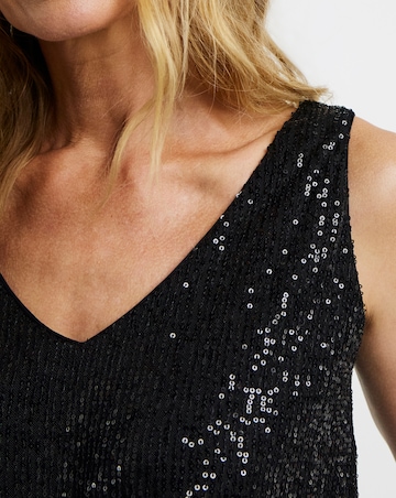 Sequin Vest