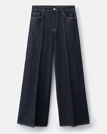 Mango High-Waisted Wide Leg Jean