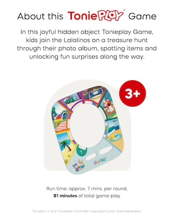 Tonies Tonieplay Lalalinos: Find the Photo Game Disc