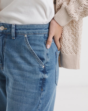 Light Blue Barrel Leg Jeans