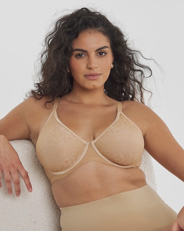 MAGISCULPT Smooth & Sculpt Moulded Lace Full Cup Bra (B-F) Almond