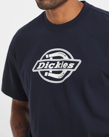 Dickies Short Sleeve Forth Shaw Logo T-Shirt - Navy