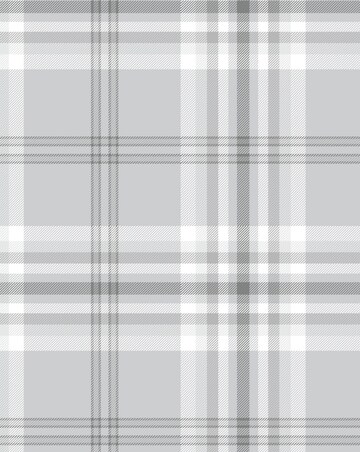 Catherine Lansfield Silver Kelso Check Wallpaper