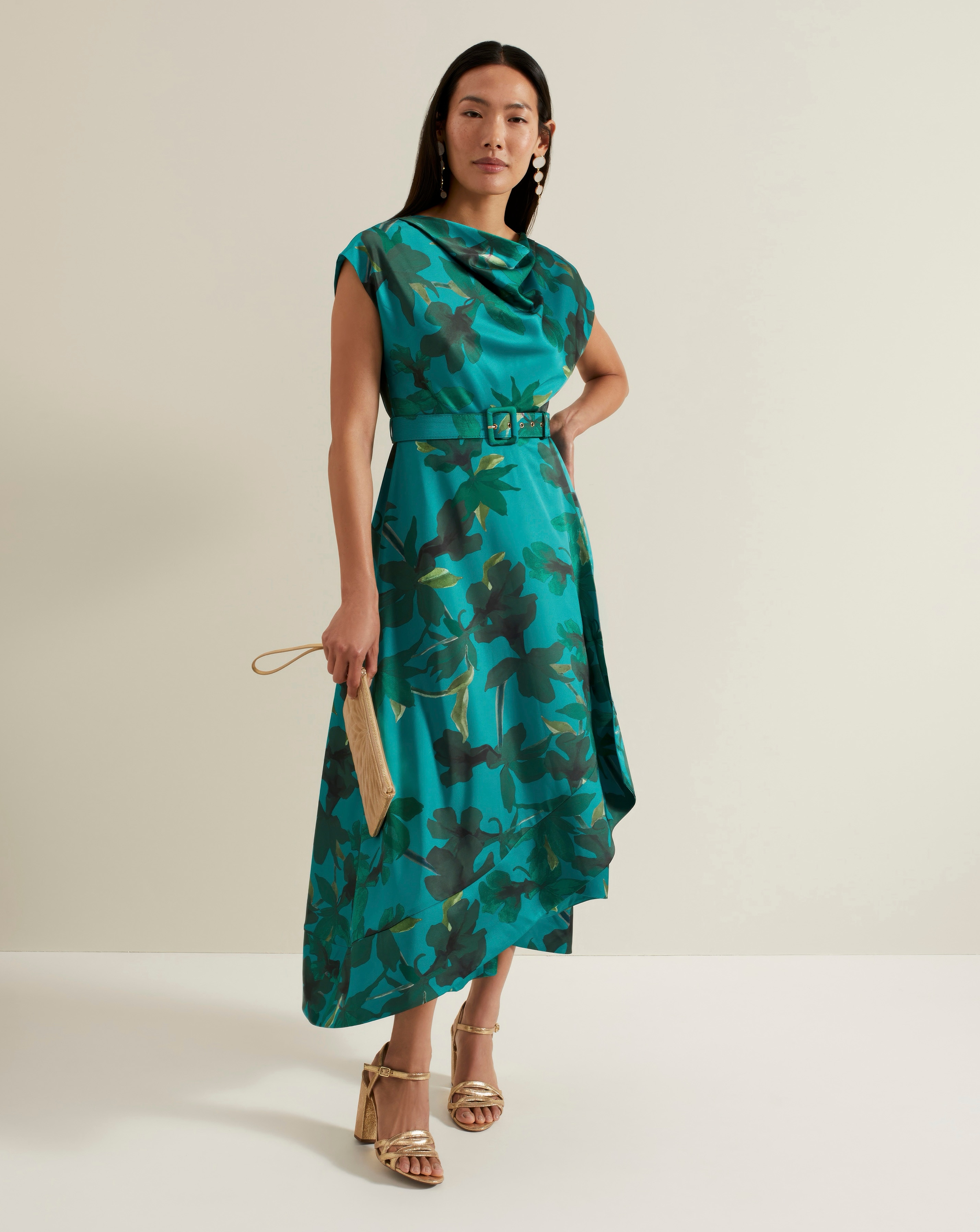 Phase Eight Sabrianna Print Midi Dress | JD Williams