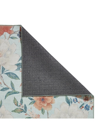 Catherine Lansfield Pippa Floral Birds Washable Rug