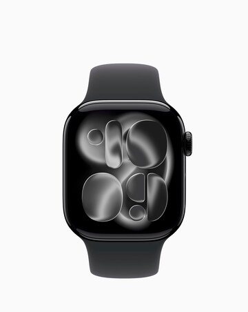 Apple Watch Series 11 GPS 42mm - Jet Black Aluminium/Black Sport Band - S/M