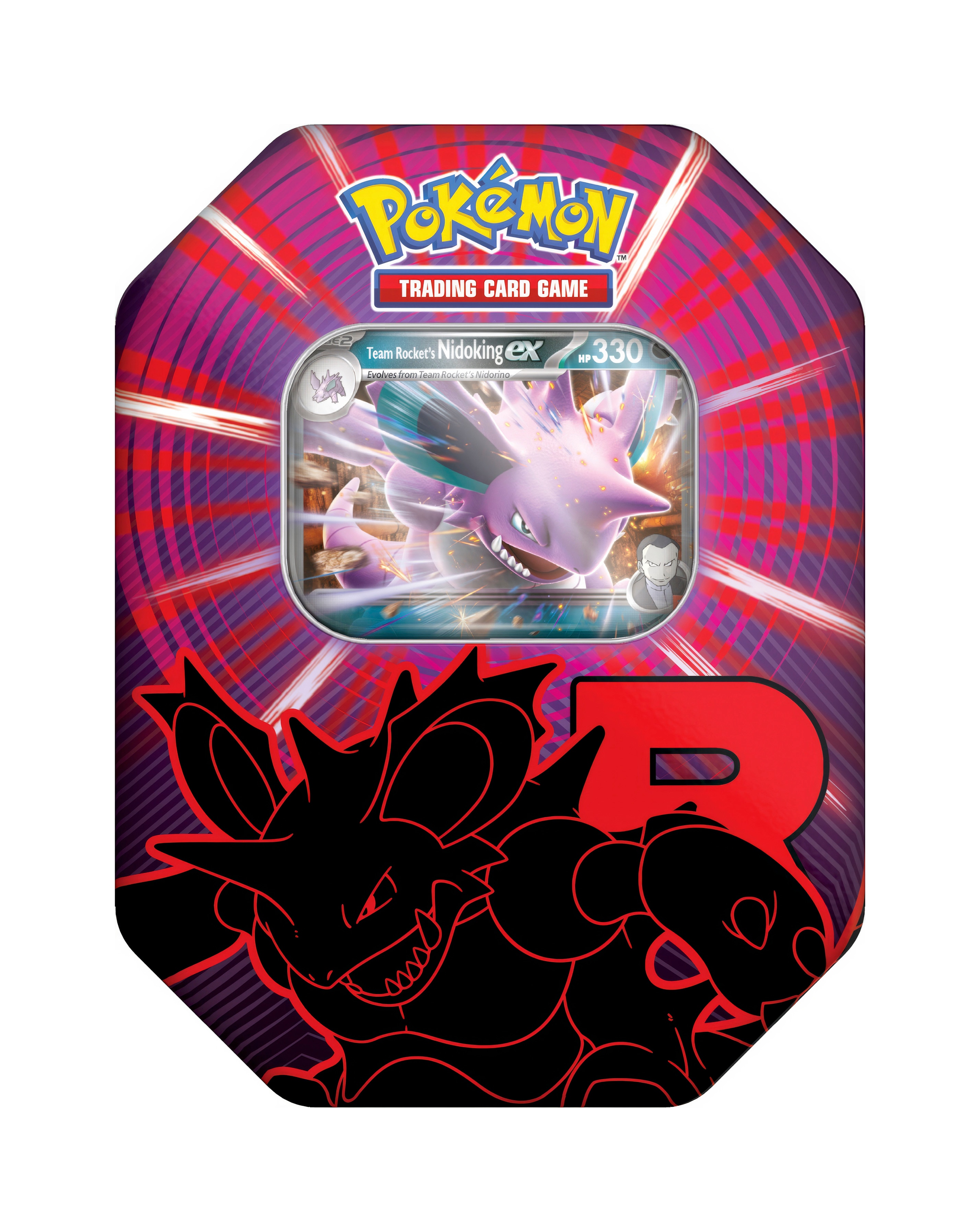 Pokemon TCG: Team Rocket Tin - Nidoking ex | JD Williams