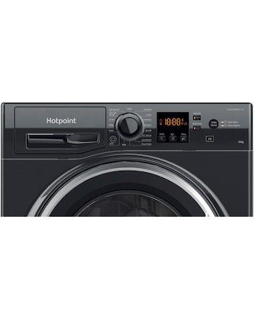 Hotpoint NSWM 1046 BS UK 10kg, 1400rpm, Washing Machine - Black + Install