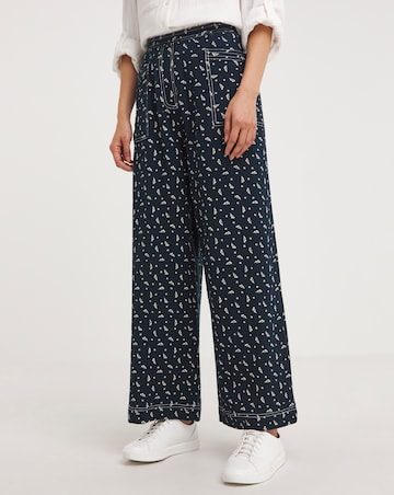 Julipa Pure Cotton Printed Trouser