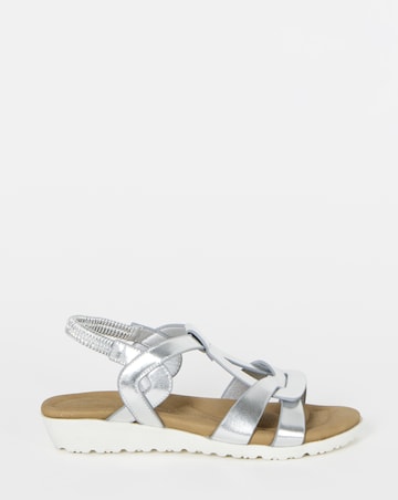 Larisa Twist Detail Comfort Sandals - Extra Wide Fit (EEE)