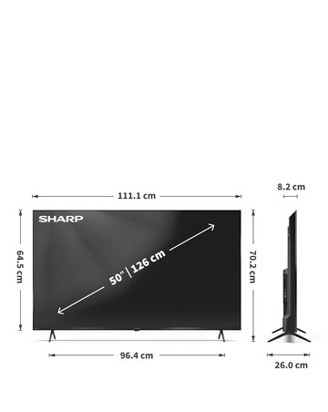 Sharp 4T-C50HK4245KB 50in Smart UHD Tivo LED TV