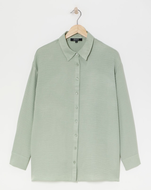 Textured Oversized Shirt
