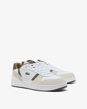 Lacoste T-Clip Set Trainers - White/Dark Brown