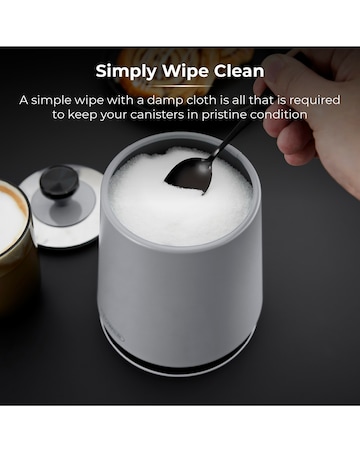 Tower Sera Set of 3 Canisters Grey