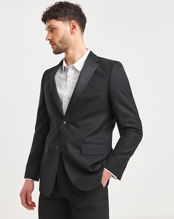 William Hunt Satin Lapel Blazer