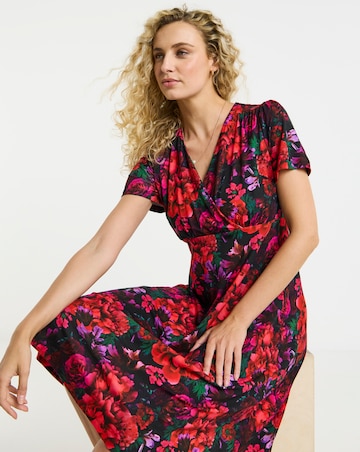 Joe Browns Romantic Florals Jersey Midi Dress