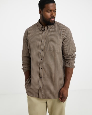 Long Sleeve Check Oxford Shirt Long