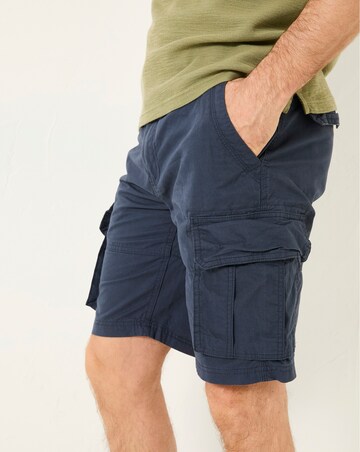 Fatface Bude Cargo Shorts - Navy