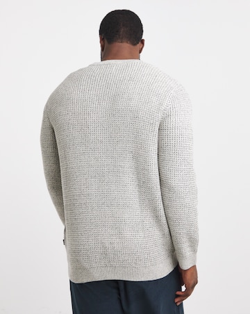 Jack & Jones Global Knitted Jumper - Natural
