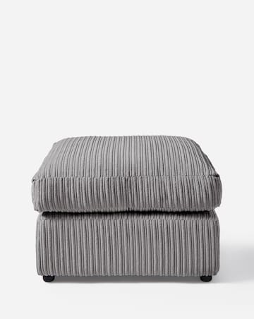 Ferguson Jumbo Cord Footstool