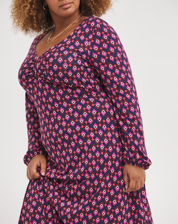 Joe Browns Gorgeous Geo Retro Jersey Midi Dress