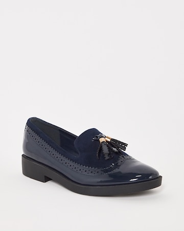 Amy Tassle Trim Loafers - Extra Wide Fit (EEE)