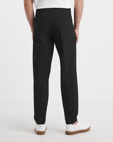 Tailored Loose Fit Pleat Stretch Trouser