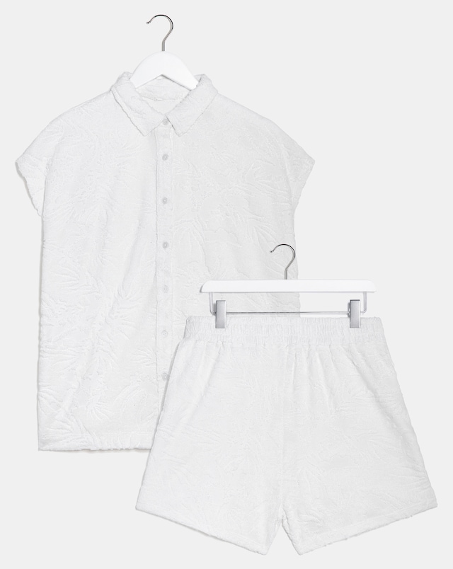Mix and Match Jacquard Towelling Beach Co-ord