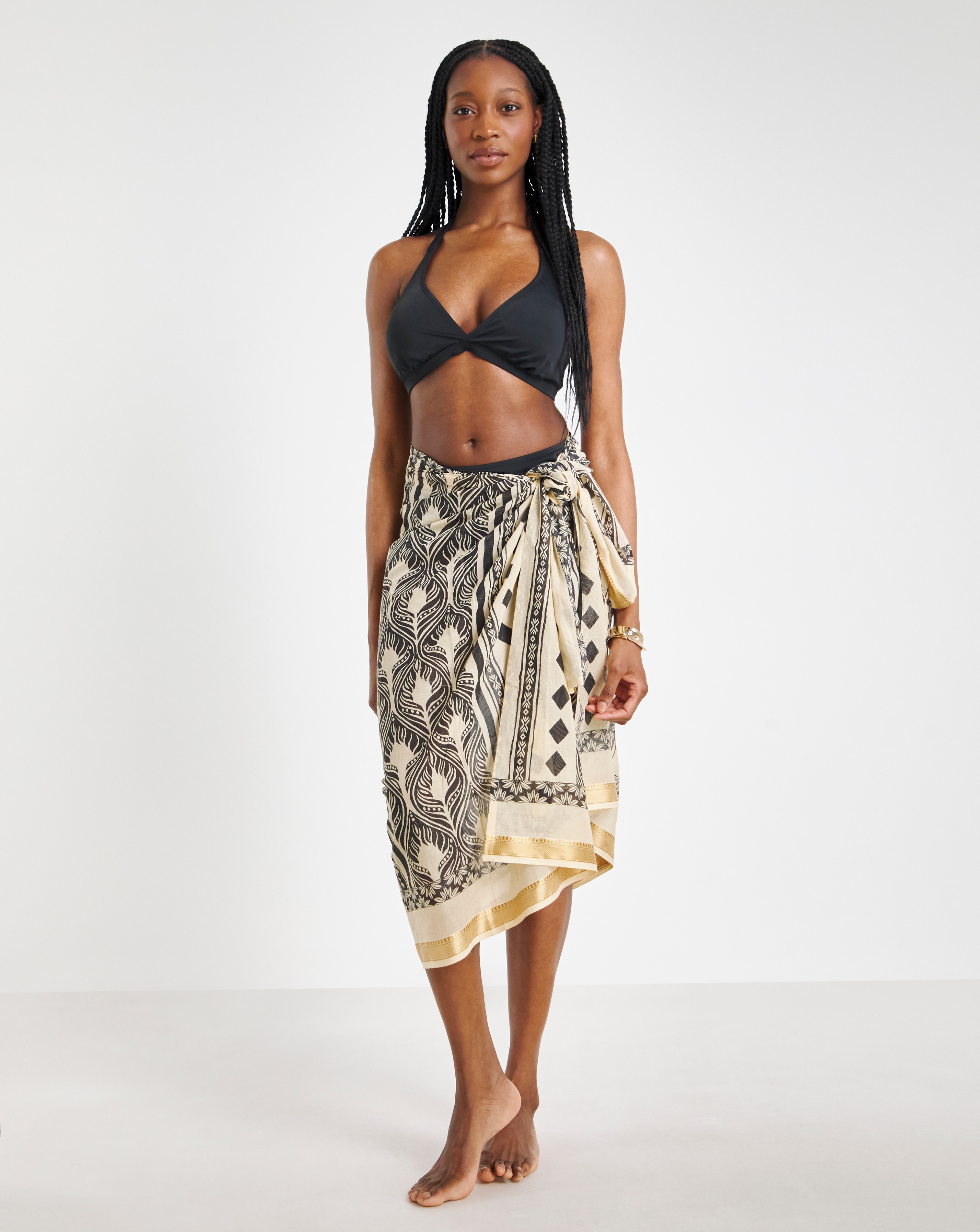 JD Williams Border Print Sarong | JD Williams