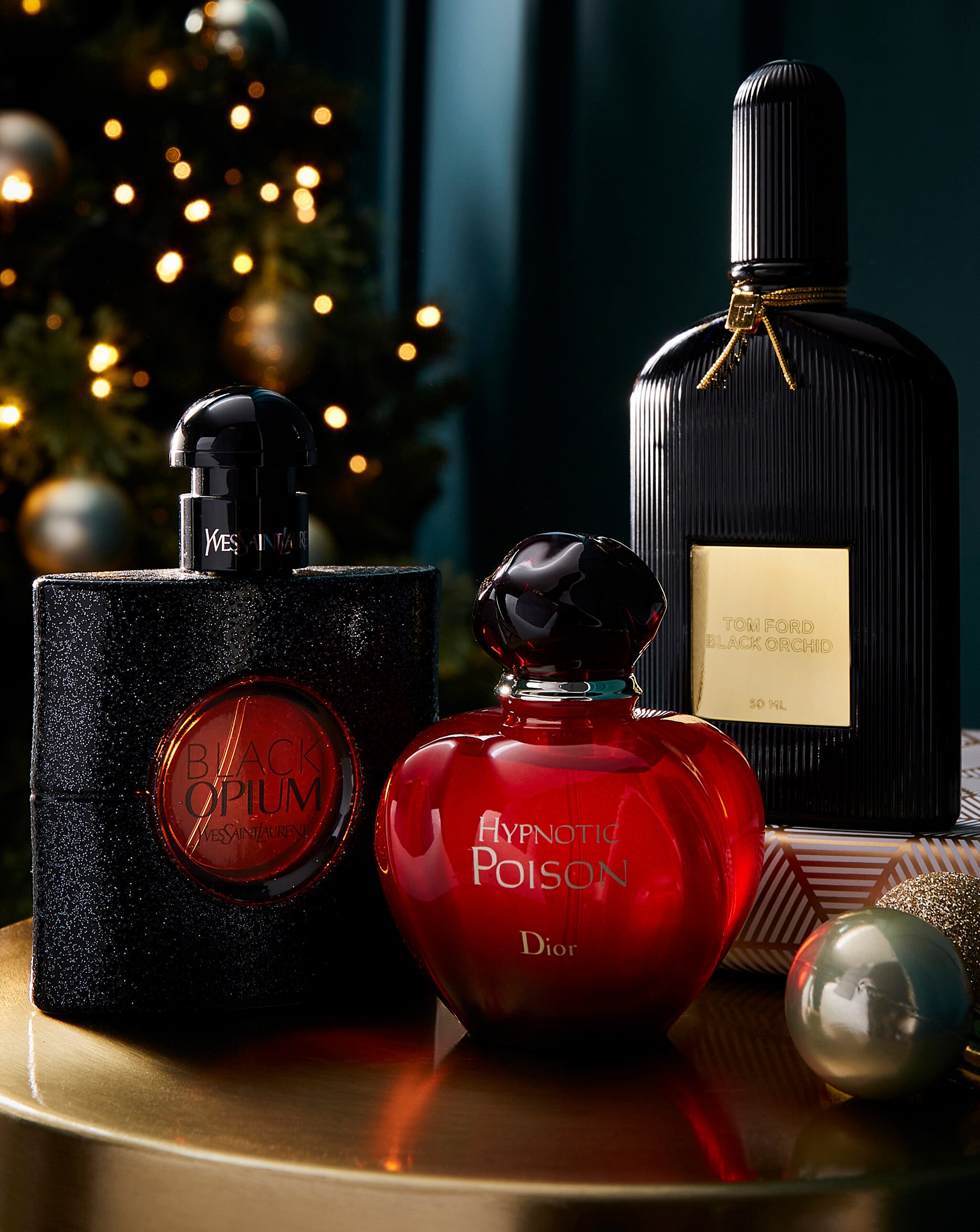 Selection of perfume and fragrances