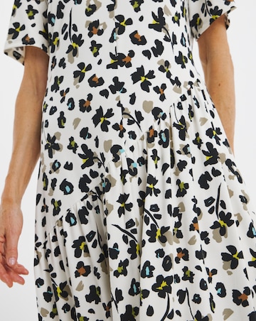 Asymmetric Seam Maxi Dress