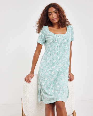Value Short Sleeve Nightie Floral Print