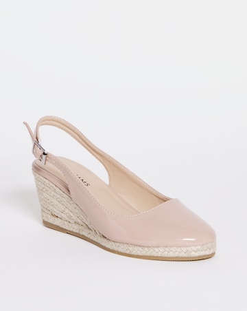 Slingback Espadrille E Fit