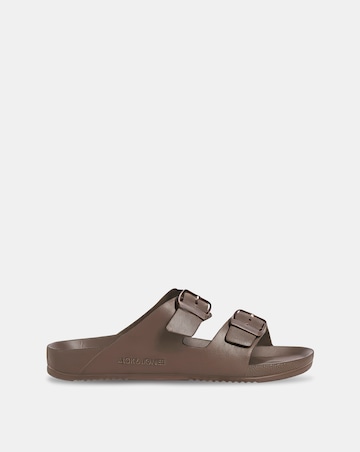 Jack & Jones Croxton Moulded Sandal - Coffee