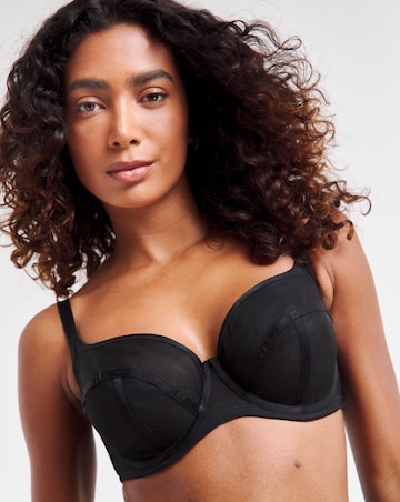 Panache Tango II Essence Balcony Wired Non Padded Bra Obsidian