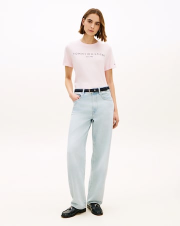 Tommy Hilfiger Logo Short Sleeve Crew Neck