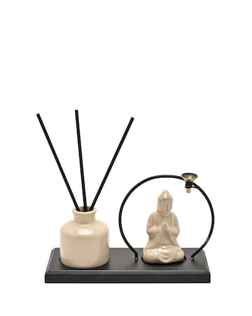 Serenity Buddha Incense & Diffuser Holder Gift Set