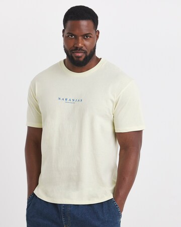 Jack & Jones Naranja Back Graphic T-Shirt - Yellow