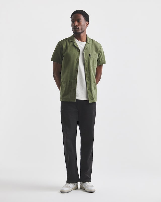 Union Loose Fit Stretch Jeans Blackwash