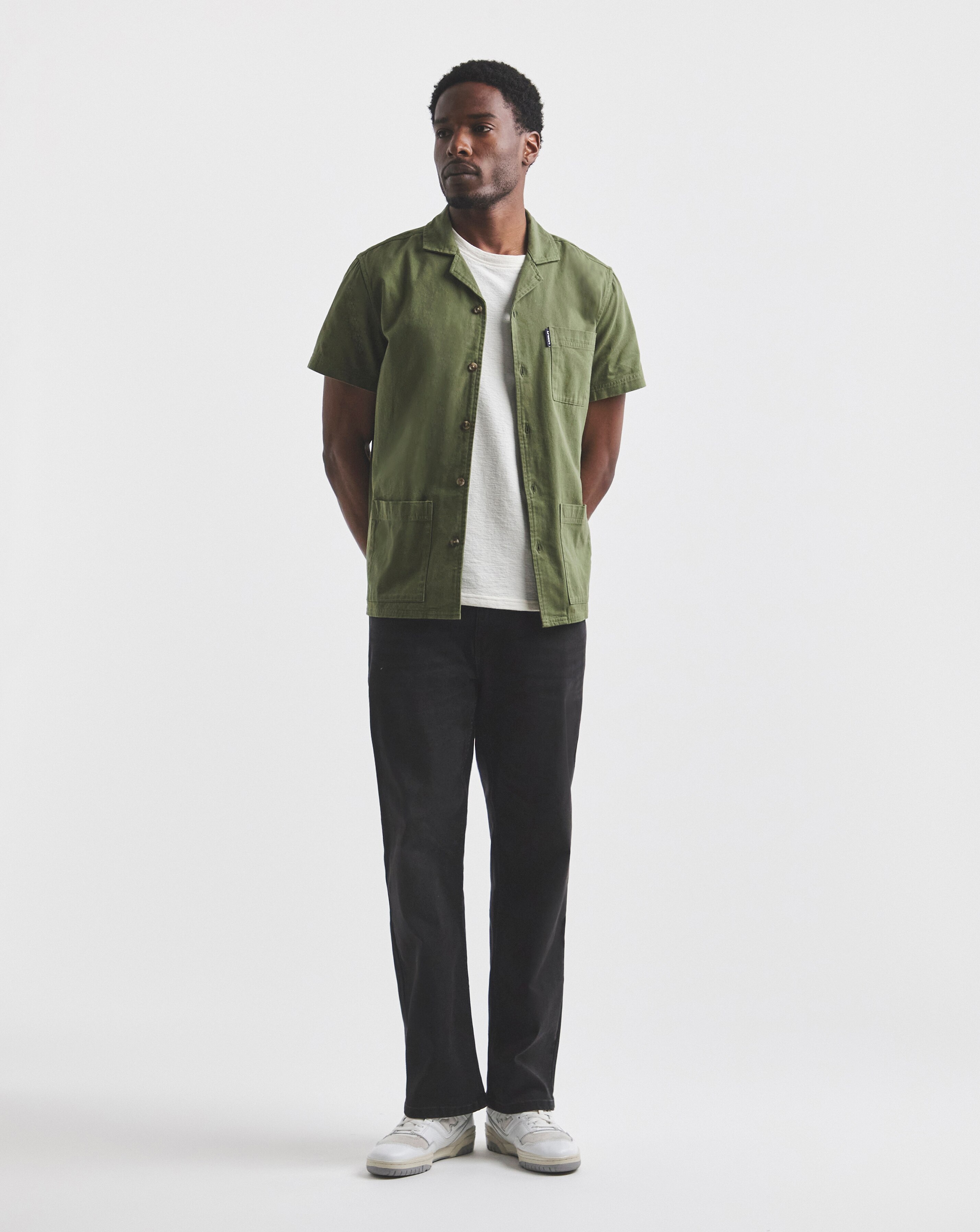 Union Loose Fit Stretch Jeans Blackwash